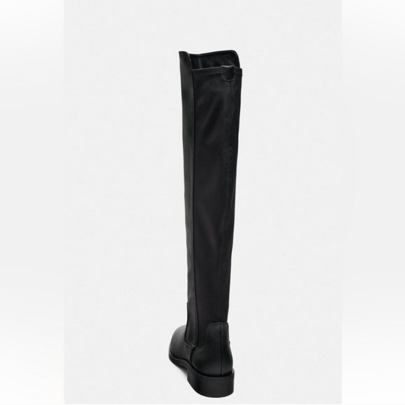 FLAT HEELED OVER-THE-KNEE BOOTS SIZE 8 - Picture 7 of 7